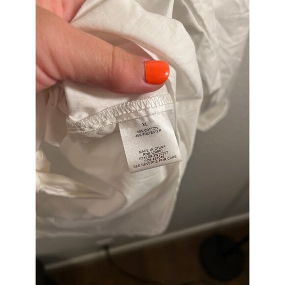 NWT olive and oak white blouse size xl - Picture 3 of 4